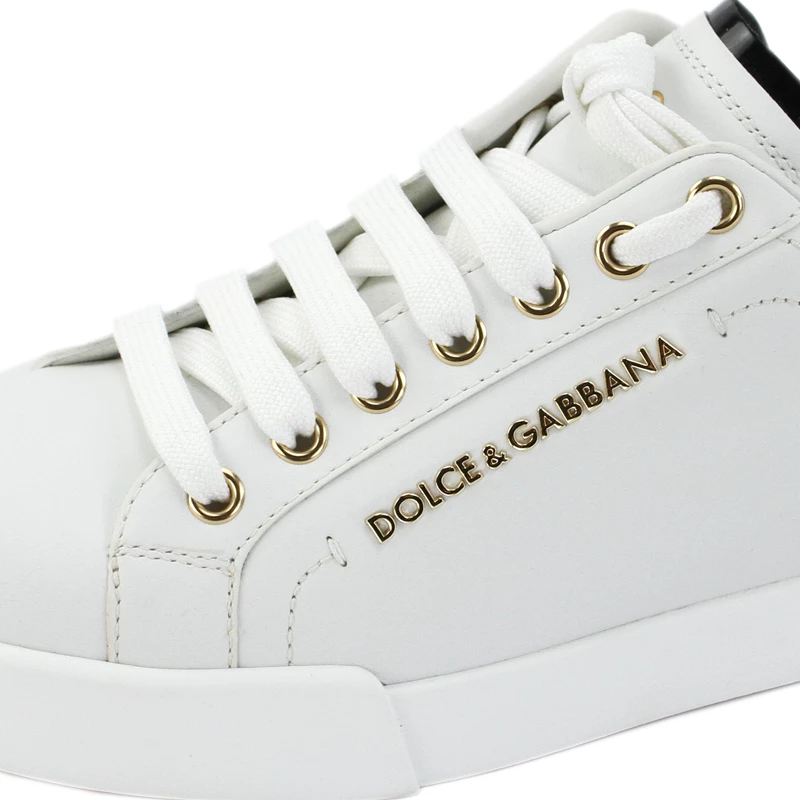 کفش اسنیکرز زنانه بدون ساق چرم Dolce & Gabbana 